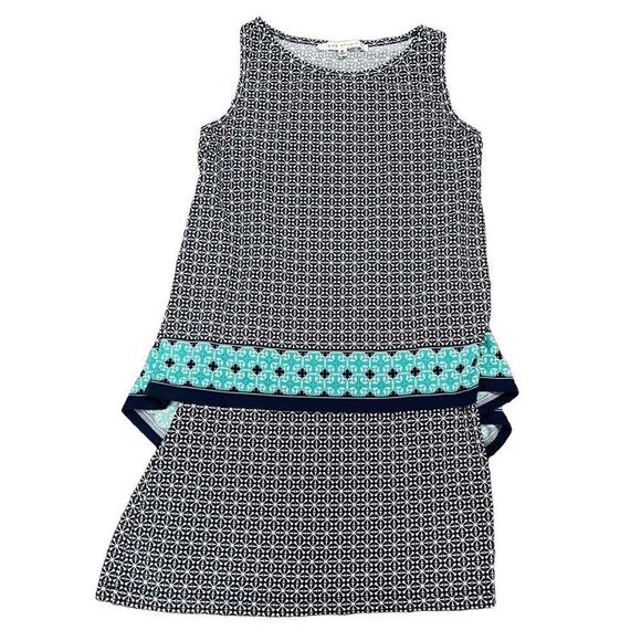 Max Studio Layered Tiered Sleeveless Dress Medium - Picture 1 of 3
